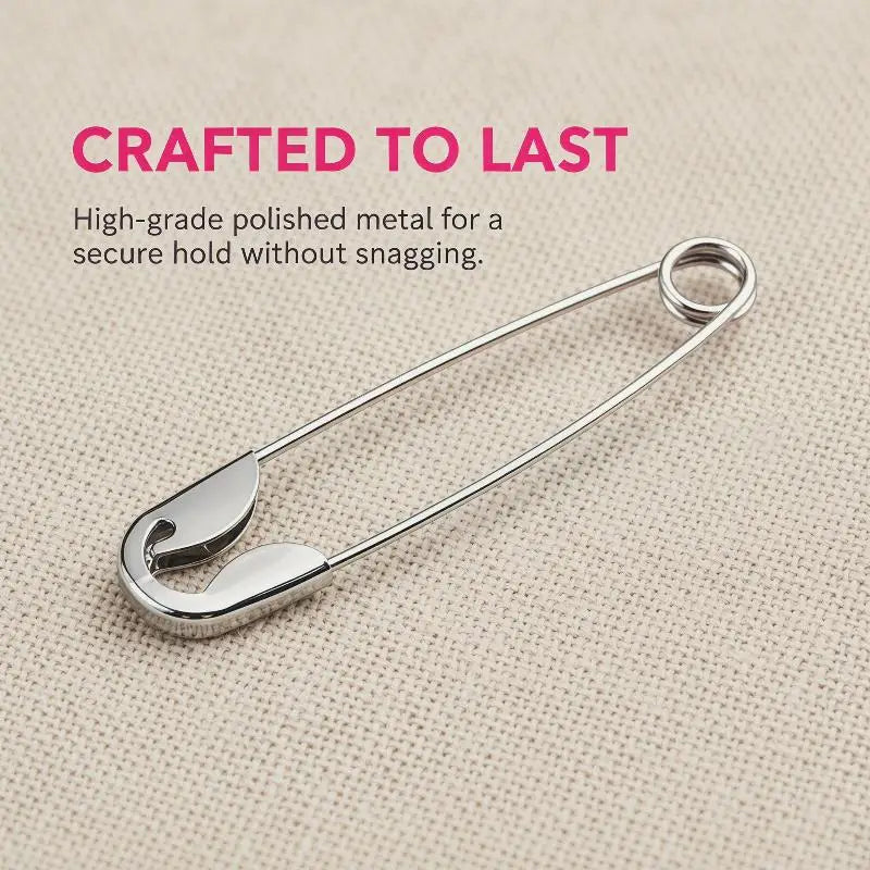 Giant Safety Pin Hair Clip Large Metal Clips Barrettes Women Girls Zpaxo
