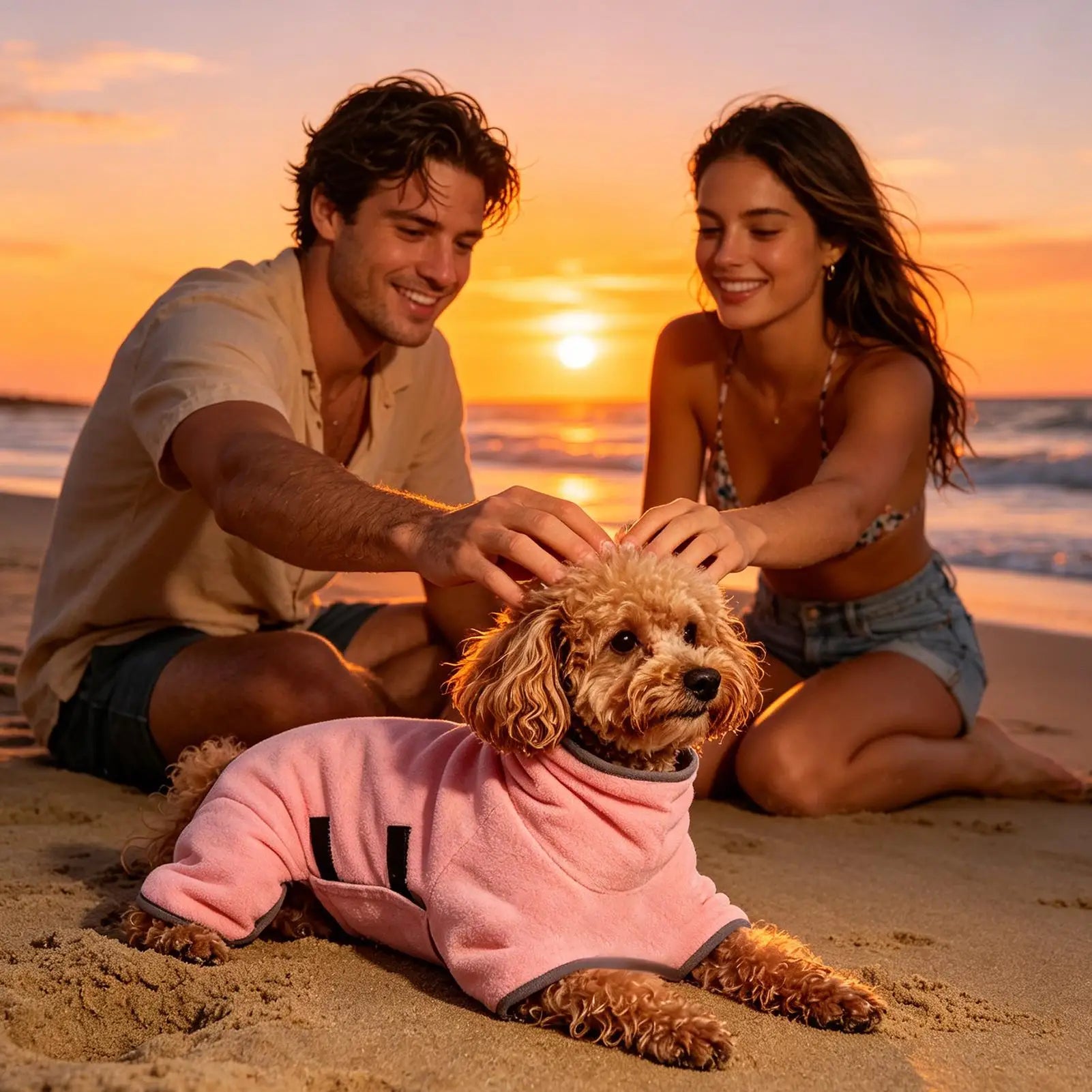 Dog Bath Towel Soft Fleece Absorbent Robe Pet Cat Bathing Supplies