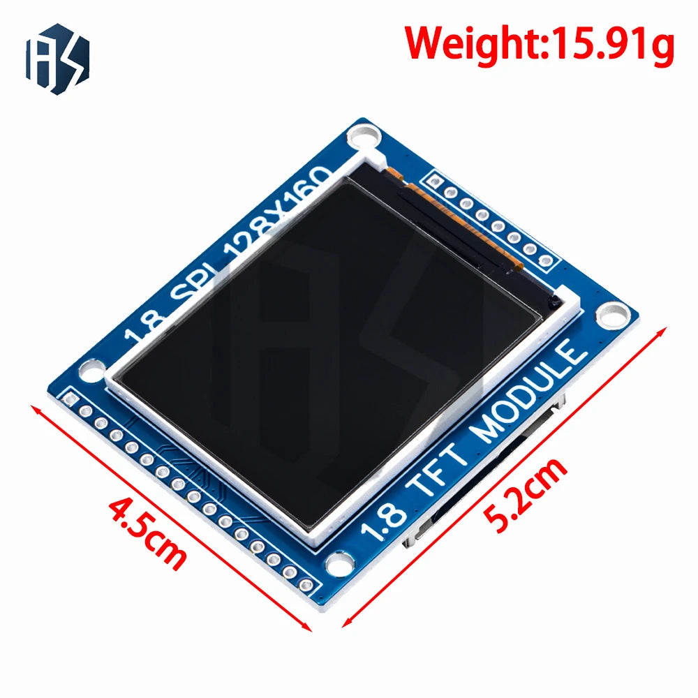 1 8 SPI TFT LCD Module 128x160 ST7735S IC Dual Voltage 3 3V 5V Zpaxo
