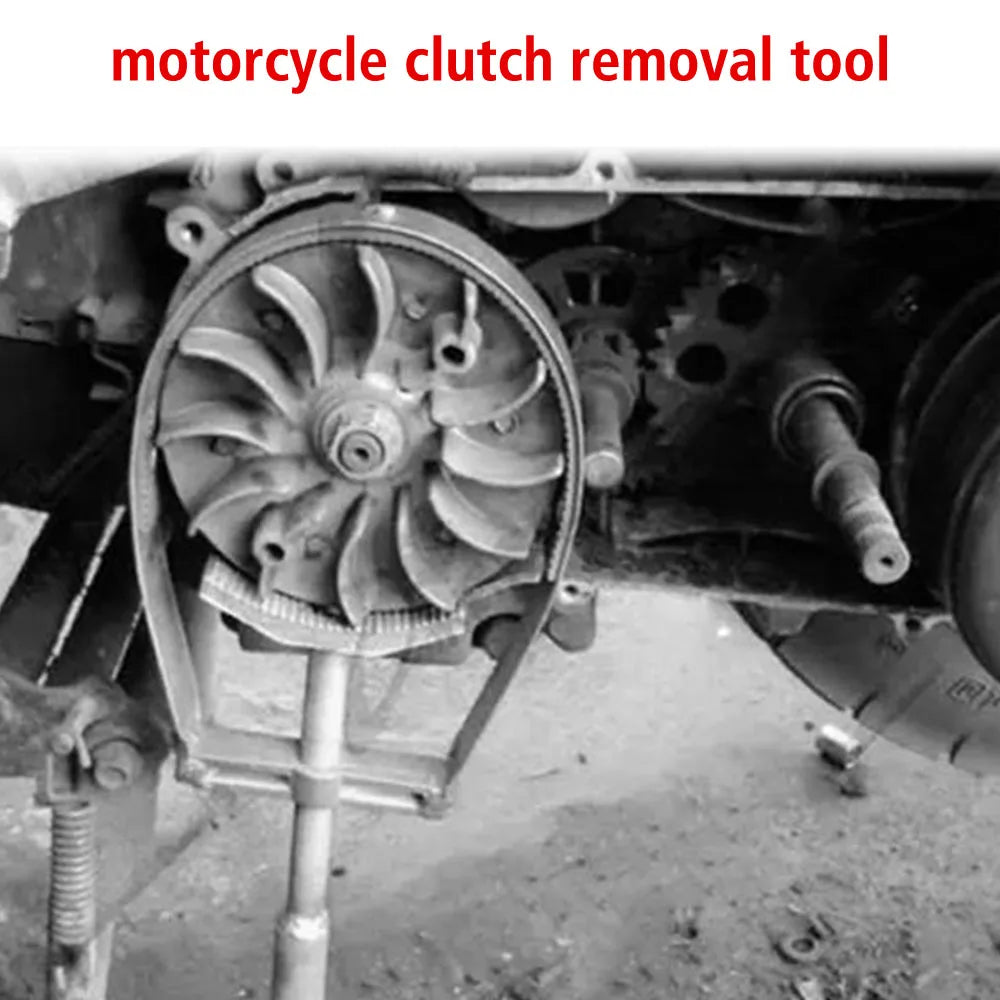 Disassembly Repair Tool Motorcycle Belt Disk Flywheel Fixed Card
