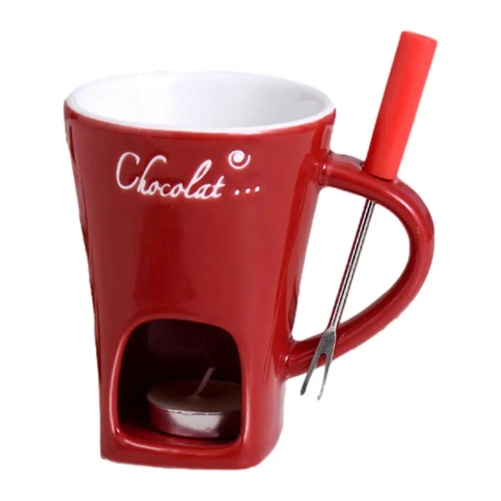 Fashion Fondue Mug Personal Mini Pots Chocolate Cheese Maker