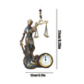 Lady Justice Statue Resin Figurine Ornament Clock Scale Sculpture