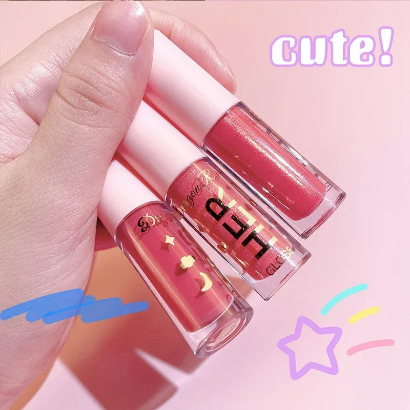 8 Colors Liquid Lipstick Waterproof Moisturizing Long Lasting Shiny Lip Gloss Natural Makeup Jelly Lip Glaze Shimmer Cosmetics Zpaxo
