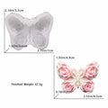 Rose Butterfly Silicone Mold – DIY Resin & Candle Craft