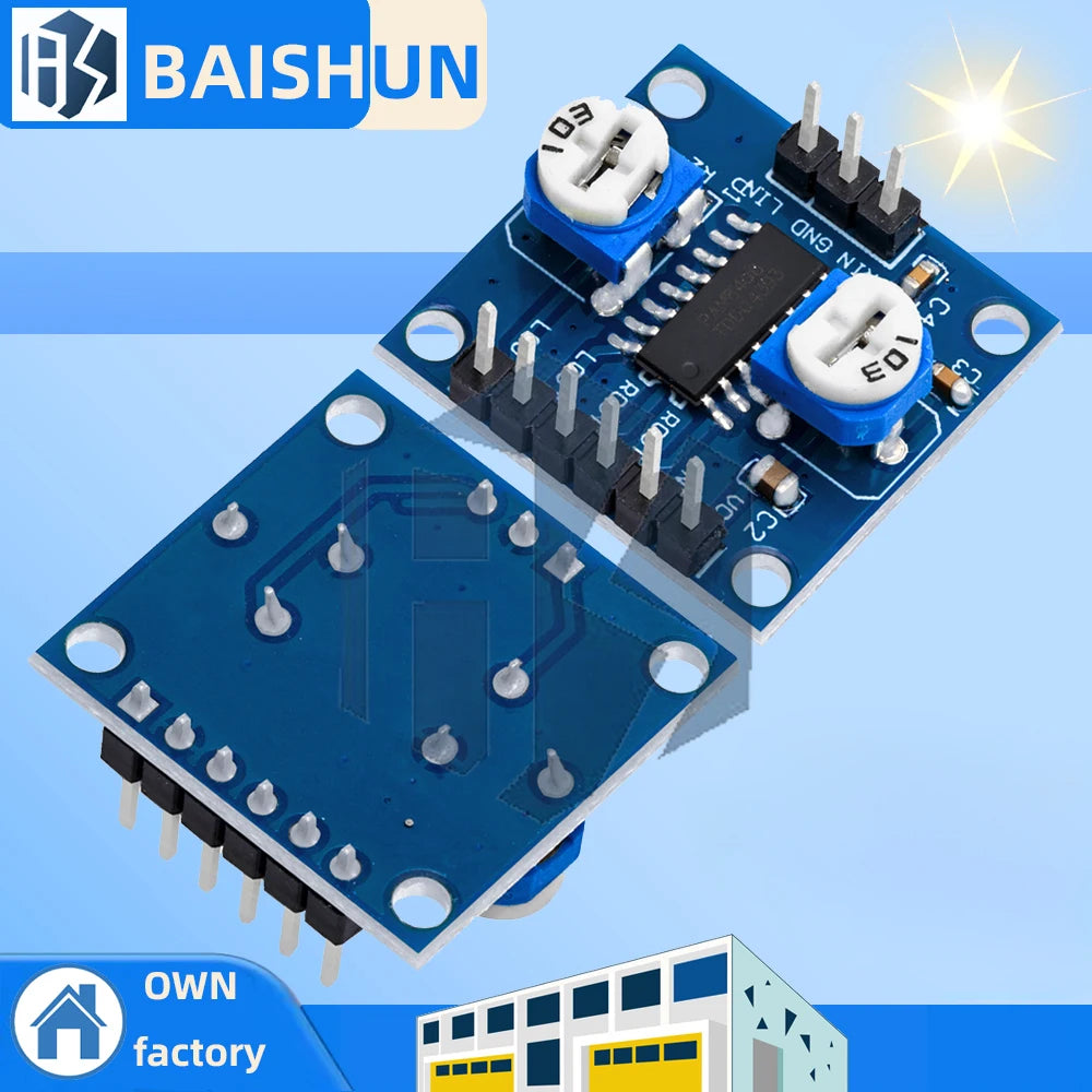 PAM8406 Digital Power Amplifier Board Volume Potentiometer Stereo Zpaxo