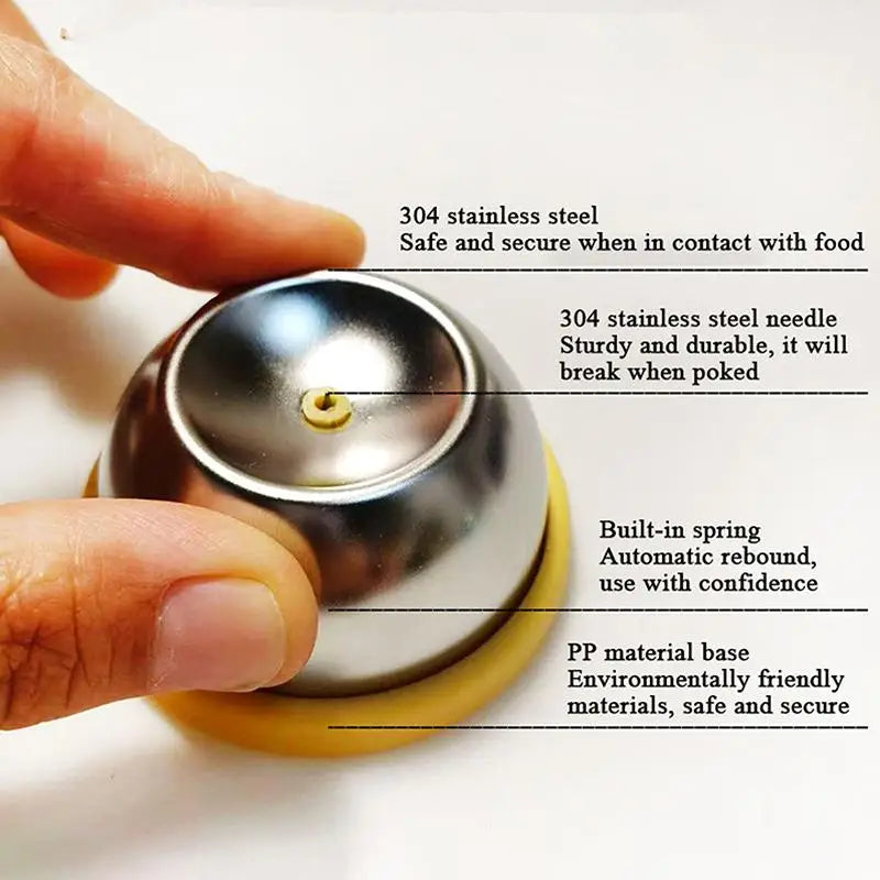 Stainless Steel Egg Piercer Hole Punch Pricker Tool Easy Egg Separator Kitchen Cooking Gadgets Zpaxo