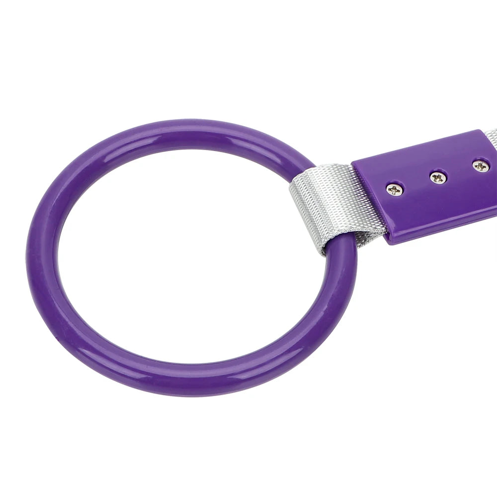 Round Subway Train Bus Handle Strap Charm Drift Car Rear Bumper