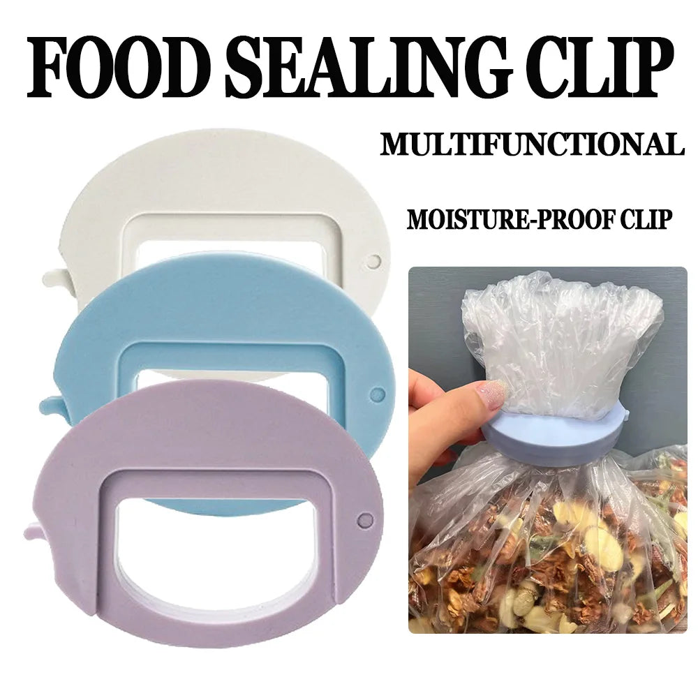 Multifunctional Food Sealing Clip Durable Kitchen Snack Savers Food Bag Clips Storage Organizer for Freshness Secure Storage Zpaxo