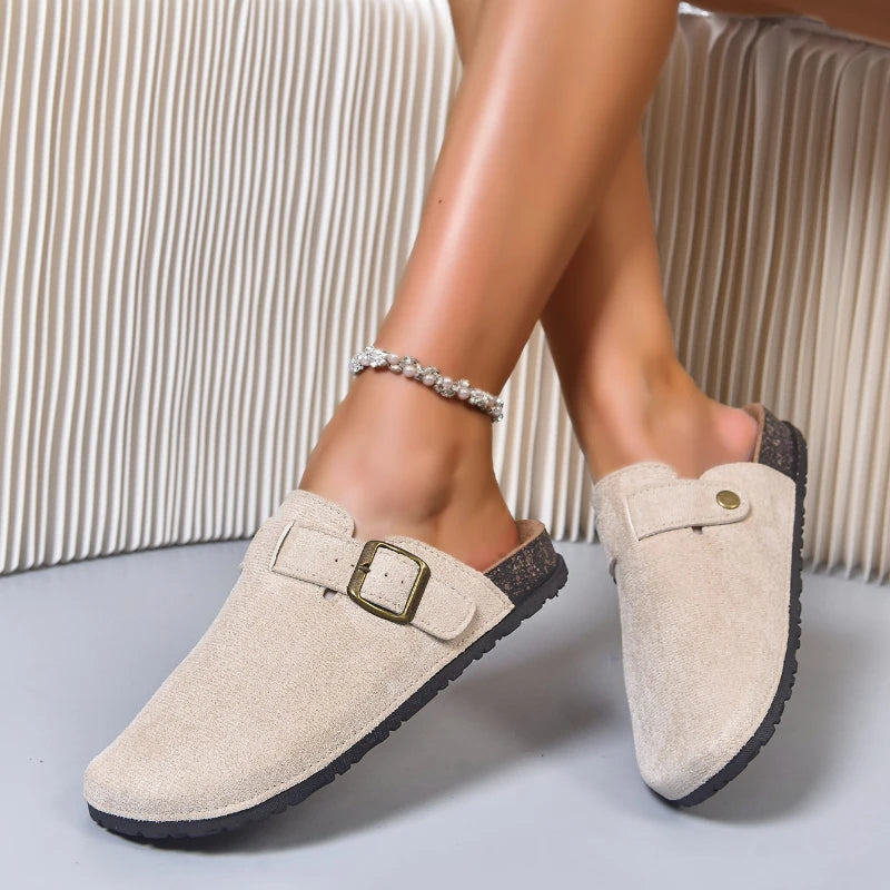 Women Slippers 2025 Baotou Slides Summer All-match Sandals Fashion