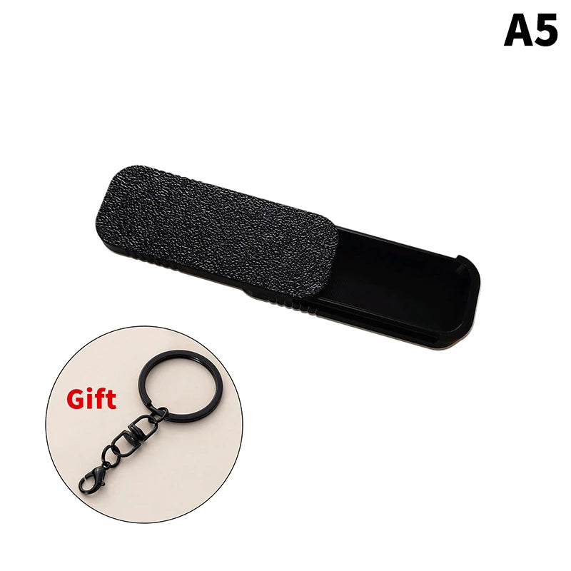CMNew Mini Sliding Cotton Swab Storage Box Keychain Portable Case Zpaxo A5