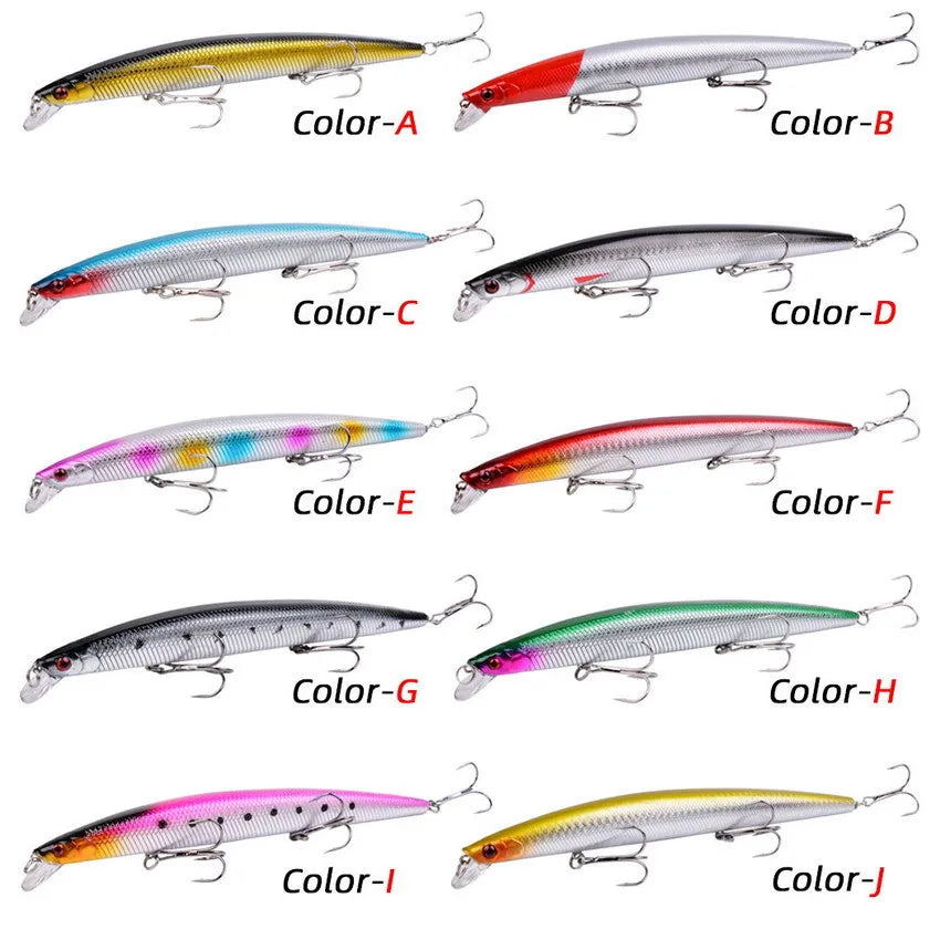 18CM Minnow Fishing Lure Set – 24G Wobble Hard Bait 3/5/8PCS Minnow Fishing Lure Zpaxo