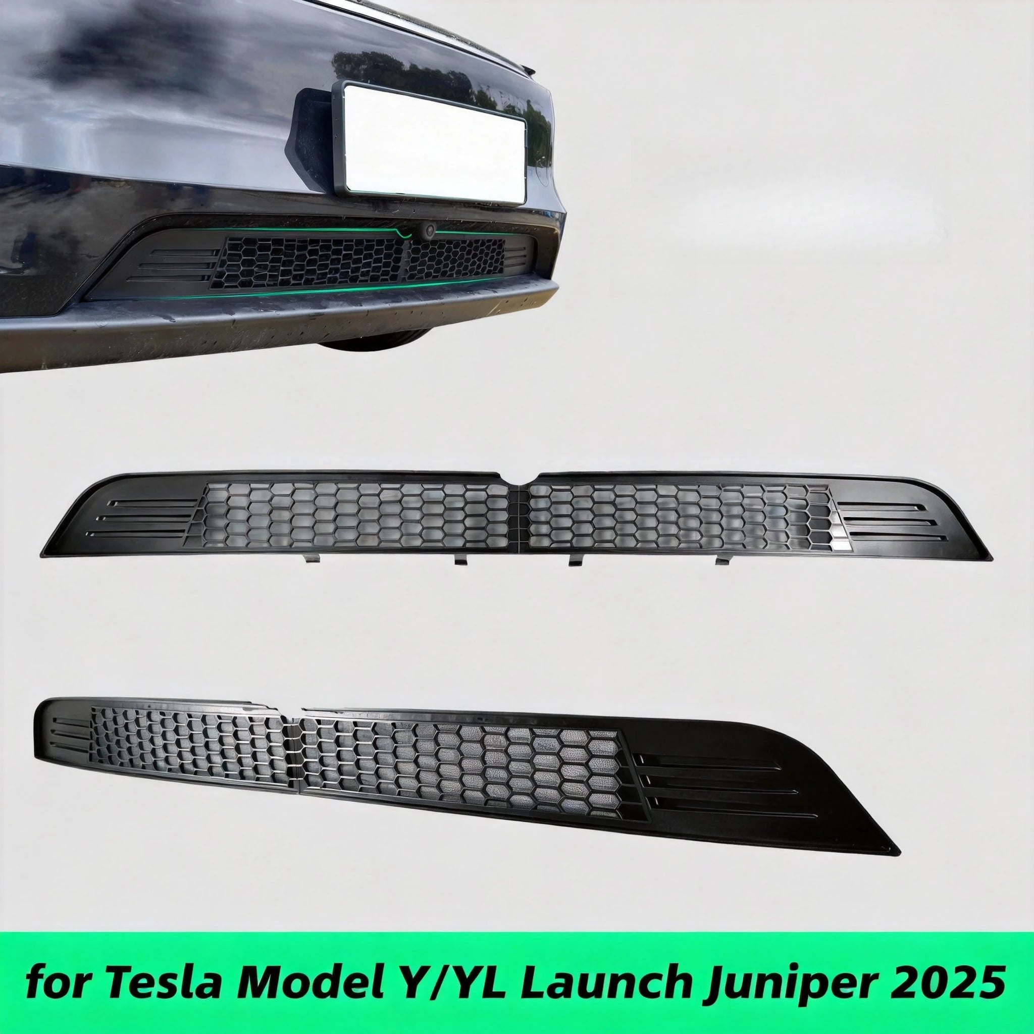 Tesla Model Y 2025 Juniper Front Bumper Grille Mesh Cover