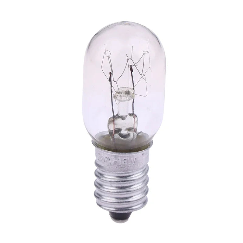 2Pcs/lot E14 Bulbs 15W High Temperature Resistant Refrigerator Bulb Microwave Oven Replacement Light Toaster/Steam Bulb Light Zpaxo