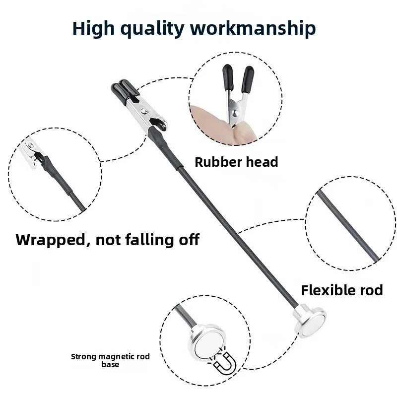 Soldering Third Hand Strong Magnetic Base Flexible Arms PCB Holder