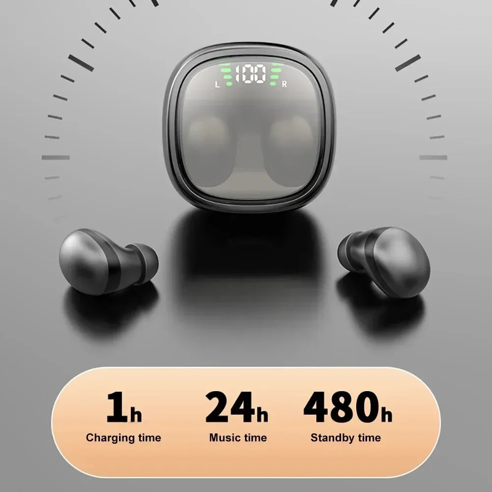 KEBIDUMEI Invisable Mini Earphones Bluetooth 5 3 Headphones Touch