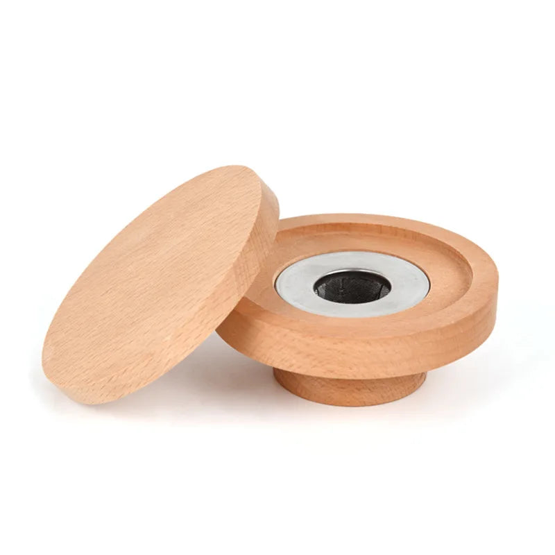2026 New Popular Cocktail Smoked Wooden Whiskey Barrel, Whiskey Wood Flavor Enhancement Cover, Whiskey Smoker, Gift Smoker Zpaxo E