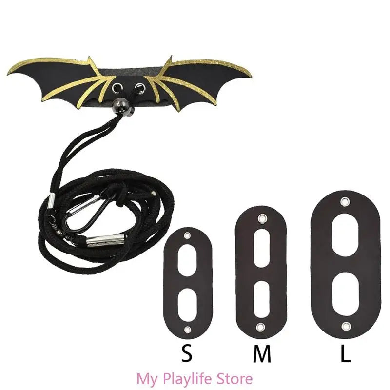 Sling Carriers for Bearded Dragons Small Reptiles Harness Leash Set with Wings Adjustable Carrying Travel Bag Zpaxo