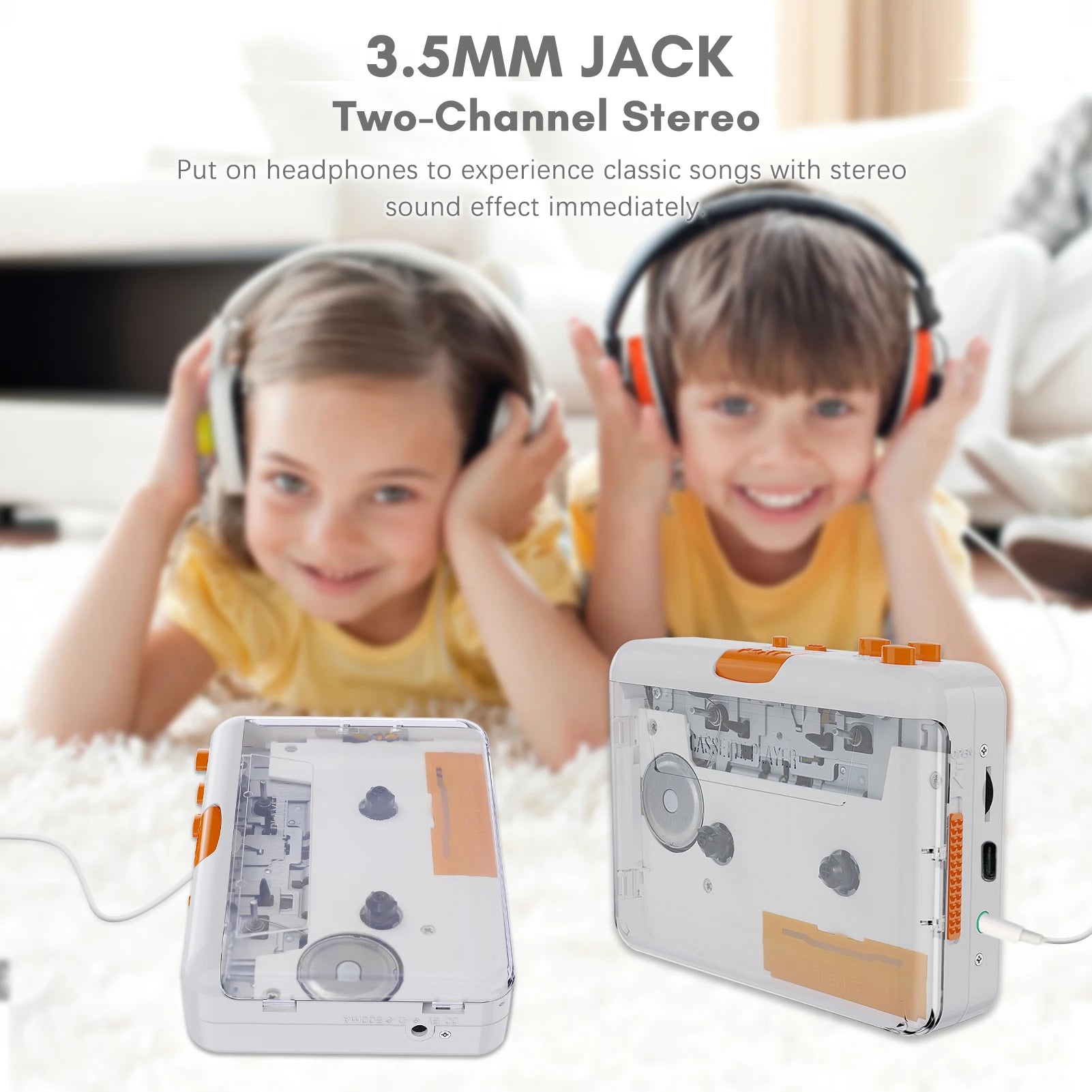 Portable Tape Player USB Cassettes Recorder Cassette MP3 CD Converter
