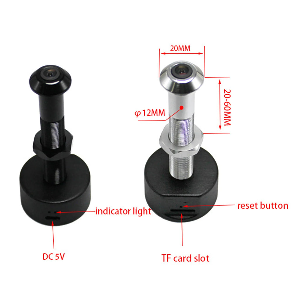 Wifi Peephole Camera 1080P HD Mobile Detection 150 Wide Angle Lens