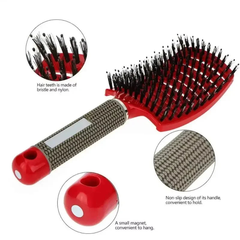 Anti-Static Detangling Hair Brush – Wet & Dry Massage Comb Detangling Hair Brush Zpaxo
