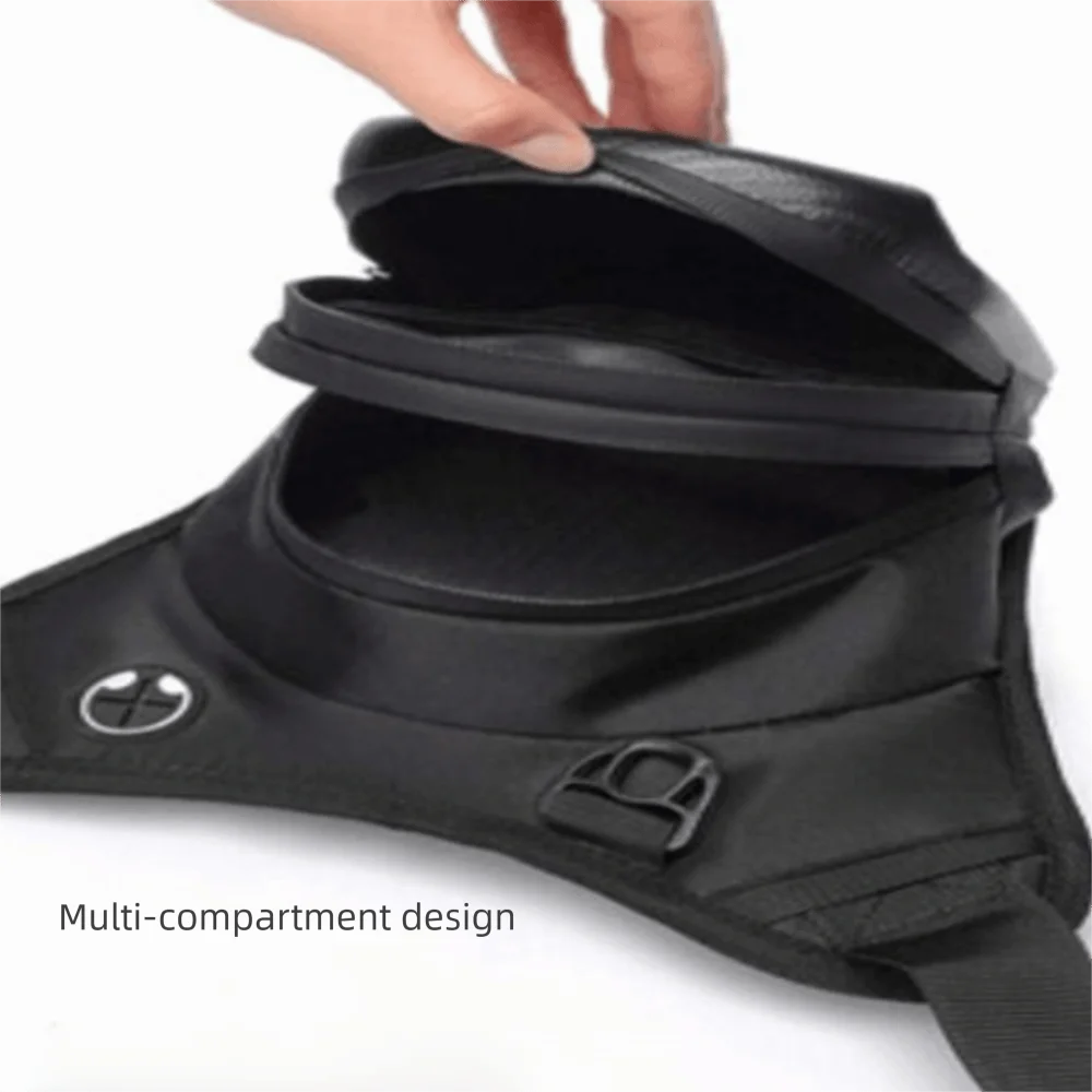 Motocross Moto Gear 3-in-1 Motorcycle Leg Bag Hard Shell Waterproof Zpaxo