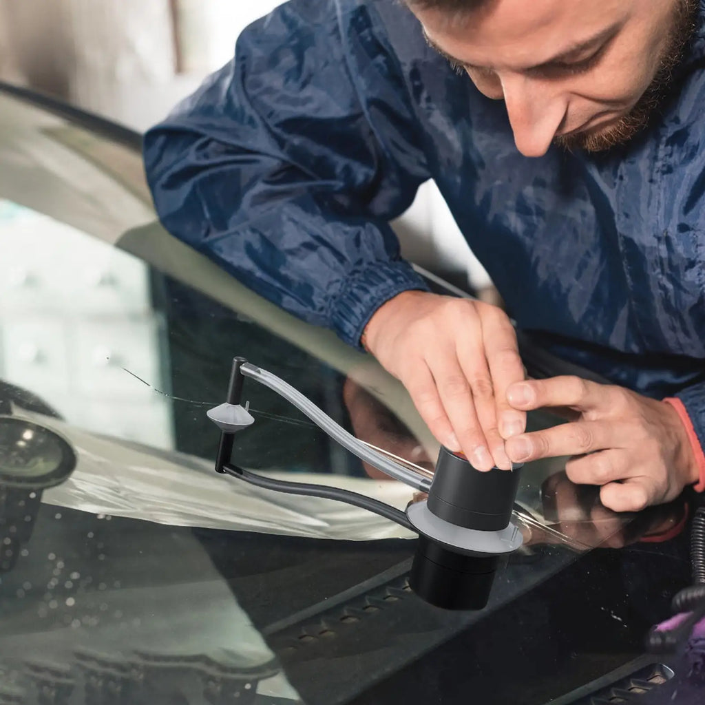Windshield Repair Automotive Glass Nano Fluid Air Pump Crack Fix