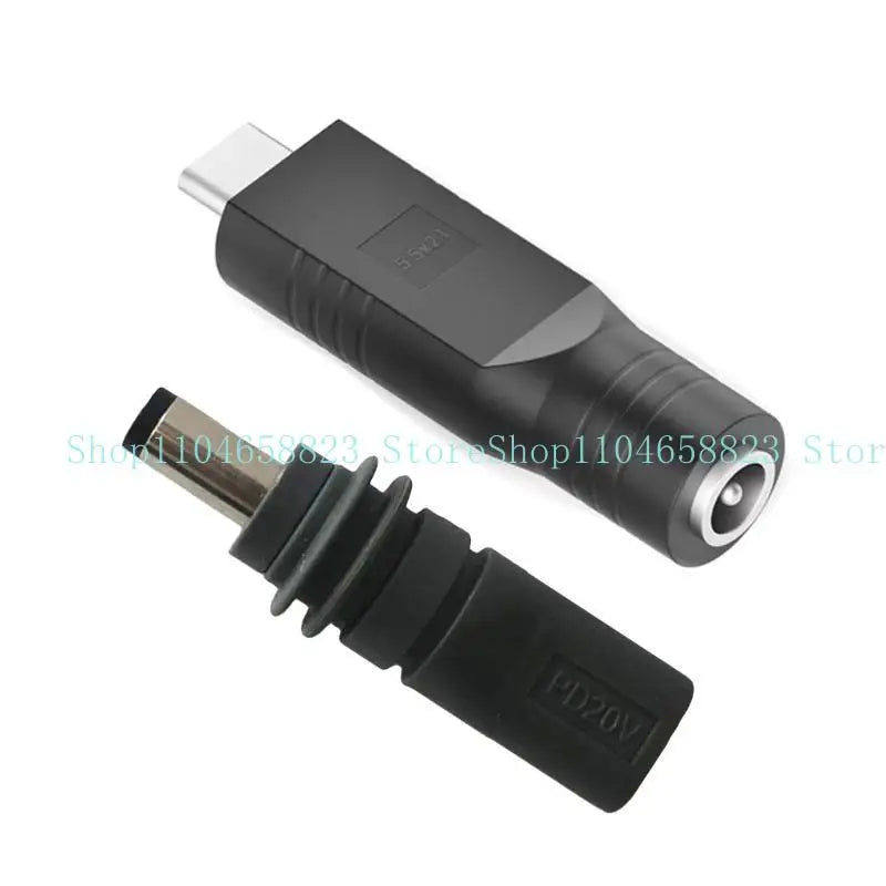 652F DC5521 to USB C Connector Type C to DC5.5x2.1mm Power Cable Adapter for Efficient Power Delivery in Creative Studios Zpaxo