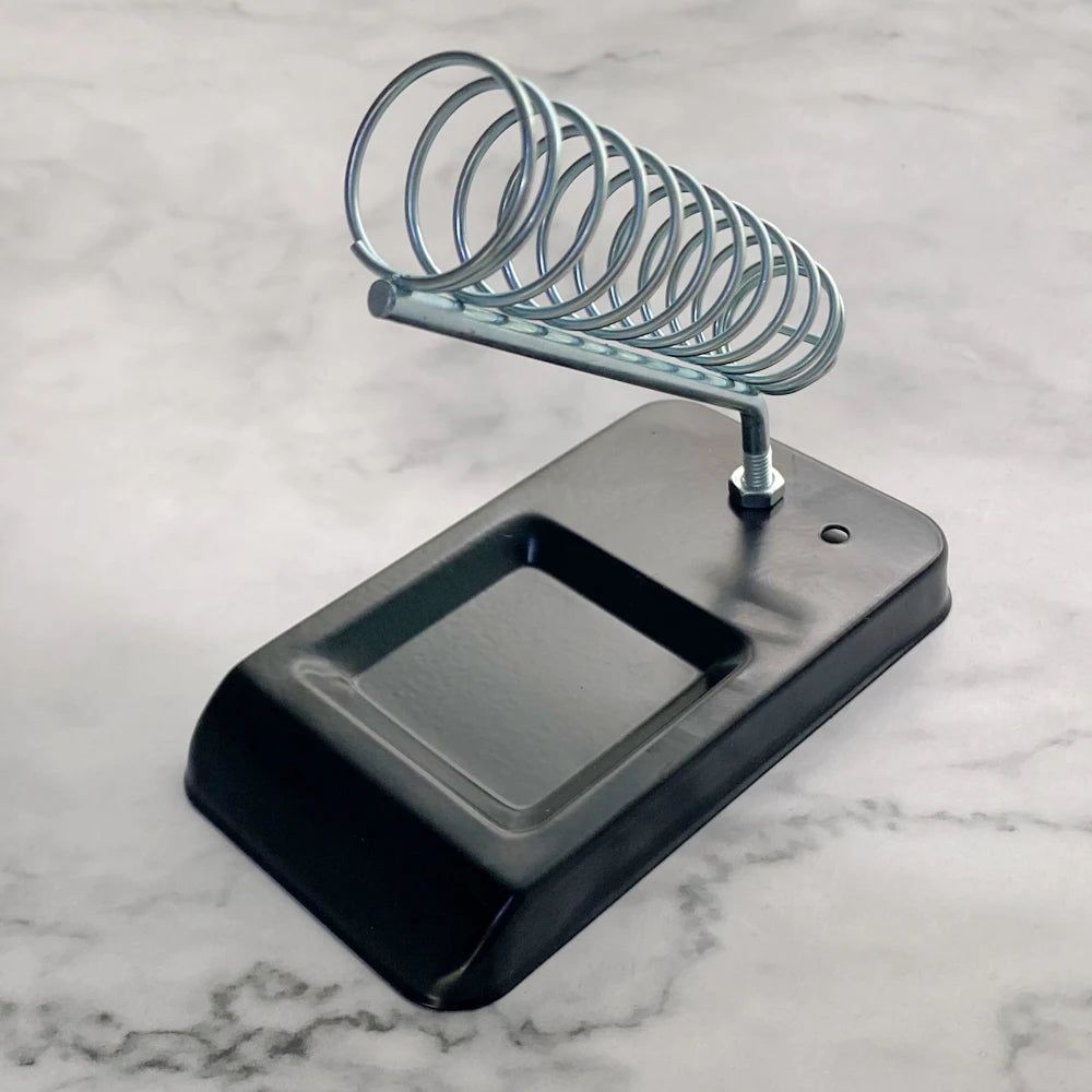 Soldering Iron Stand with Sponge Cleaning Pad – Universal Holder Soldering Iron Stand Zpaxo