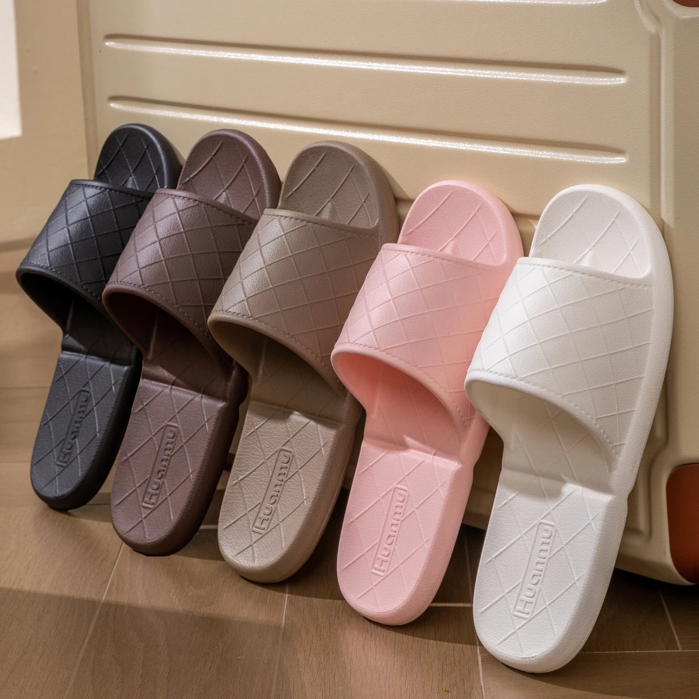 Men's Foldable Travel Sandals Portable Bathroom Slippers Lightweight