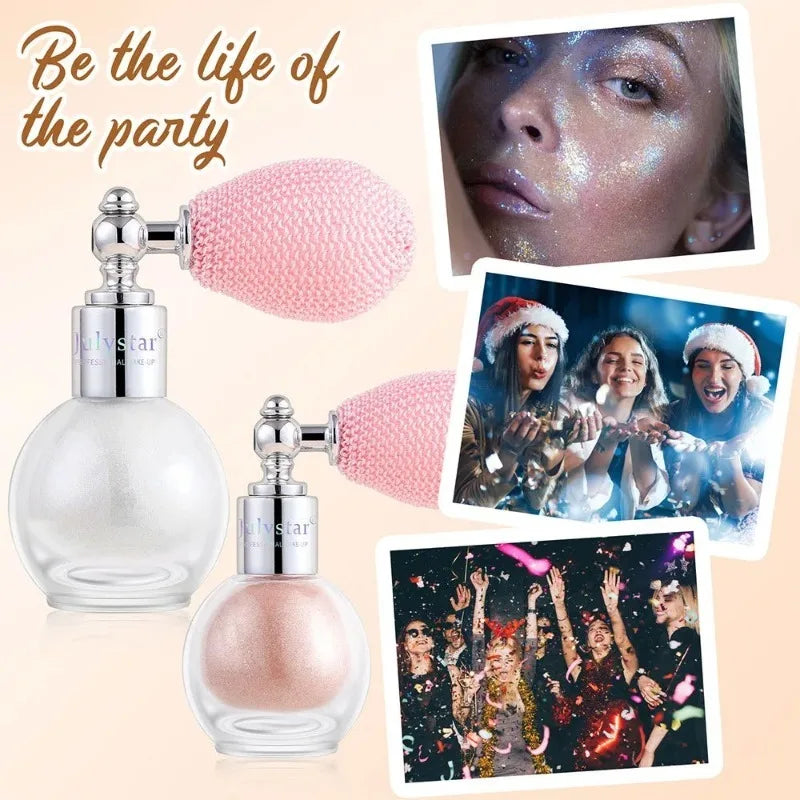 Gloss Body Diamond Shimmering Glitter Spray Liquid Highlight Powder