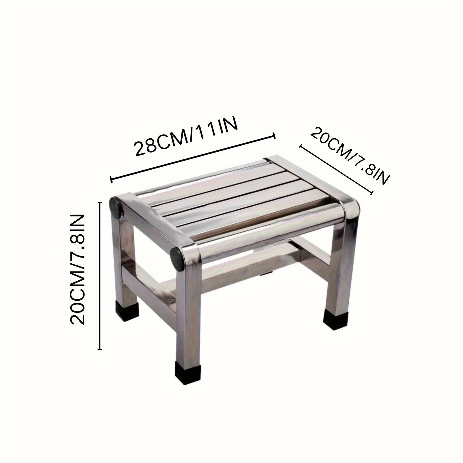 Multi Functional Stainless Steel Stool Durable Thick Sturdy Ideal