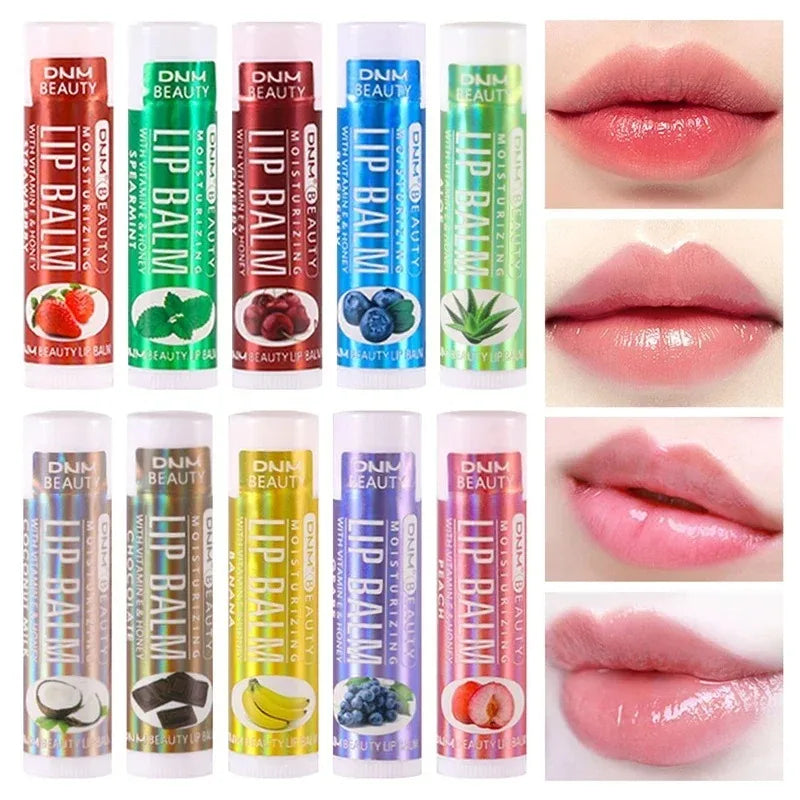 18 Flavors Fruit Lip Balm Oil Moisturizing Long-lasting Gloss Clear