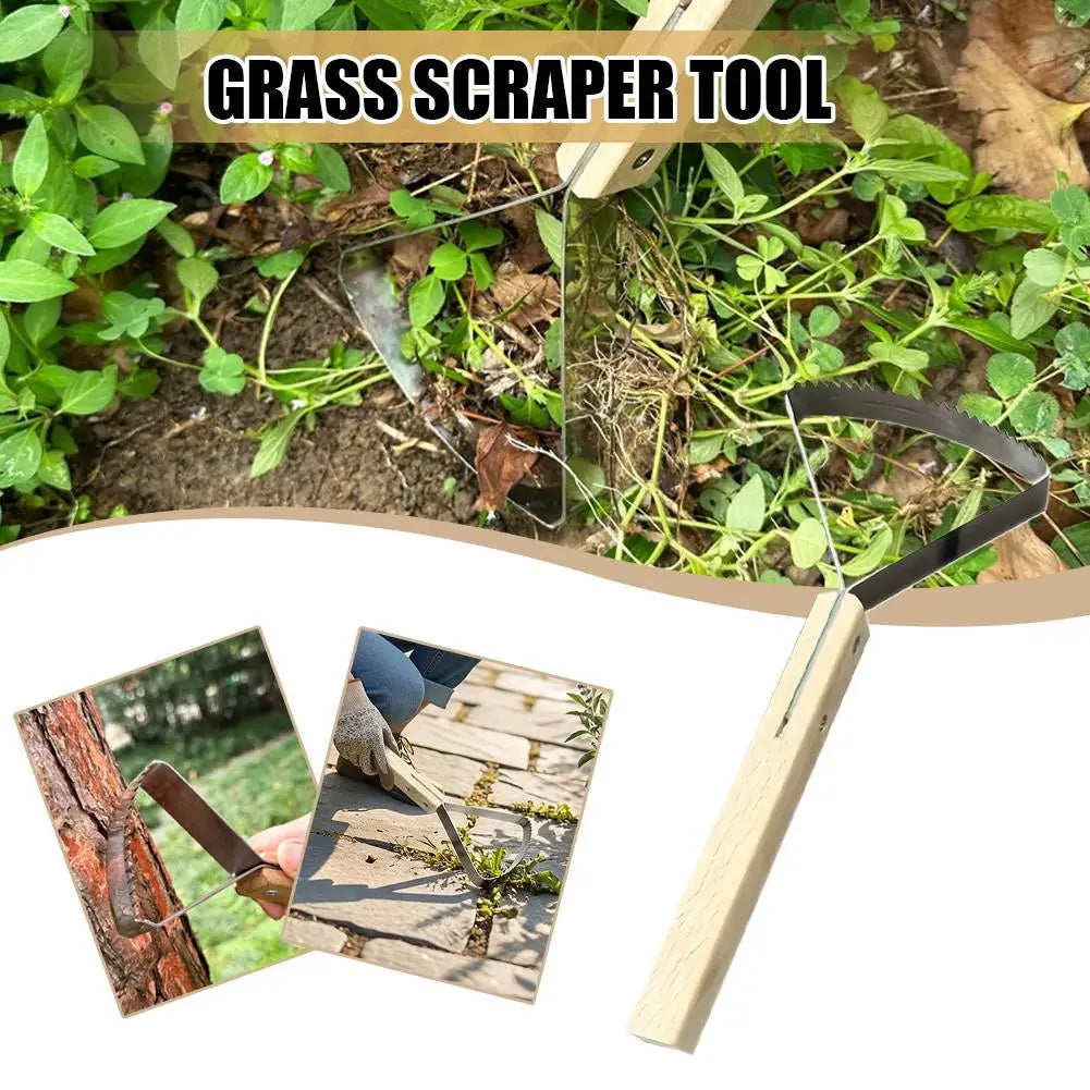 Heavy-Duty Manual Weed Cutter – Piercing Tip & Root Puller Manual Weeding Tool Zpaxo