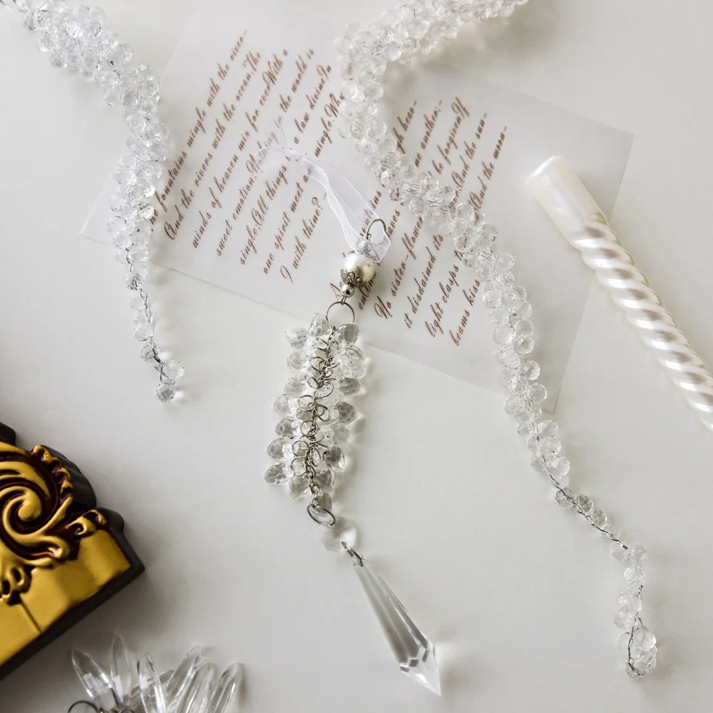 Crystal Acrylic Christmas Tree Ornaments – Icicle & Snowflake