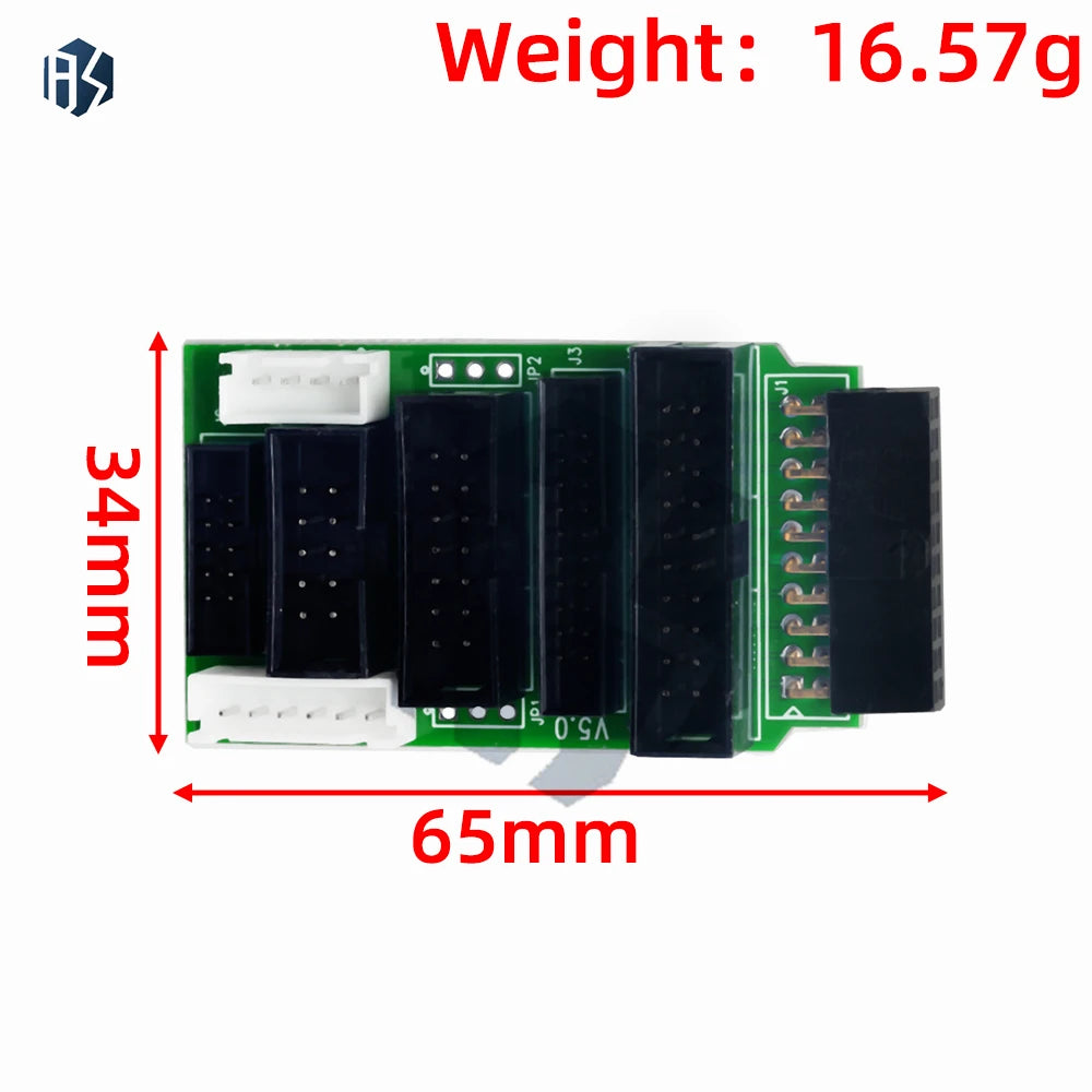 J-link V8 ULINK2 ARM JTAG Debug Adapter Converter Board 3 3V-5V 10 Zpaxo