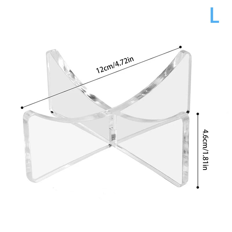Acrylic Football Display Stand Basketball Deskstop Ball Support Zpaxo A3