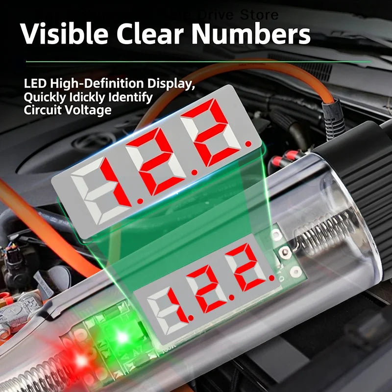 CM3V-120V Car Diagnostic Digital Display Probe Test Pen Cover Voltage