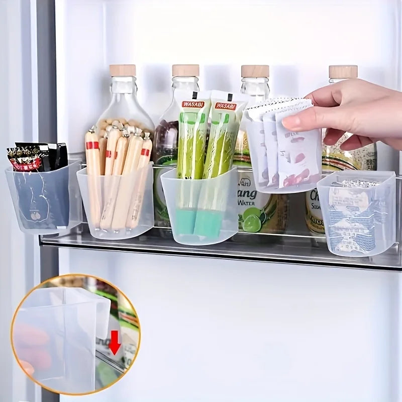 1 Multi-use Storage Baskets Home Office Kitchen Organization White