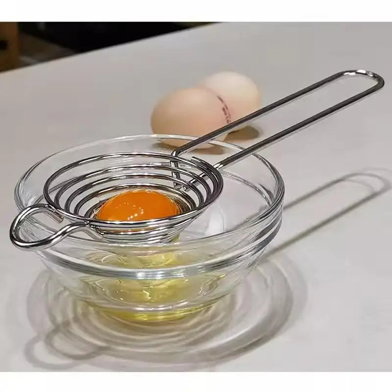 Manual Stainless Steel Spring Egg Beater & Hand Whisk Manual Egg Beater Zpaxo
