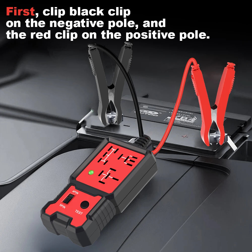 Car Battery Checker Accessories Voltage Tester Indicator Light