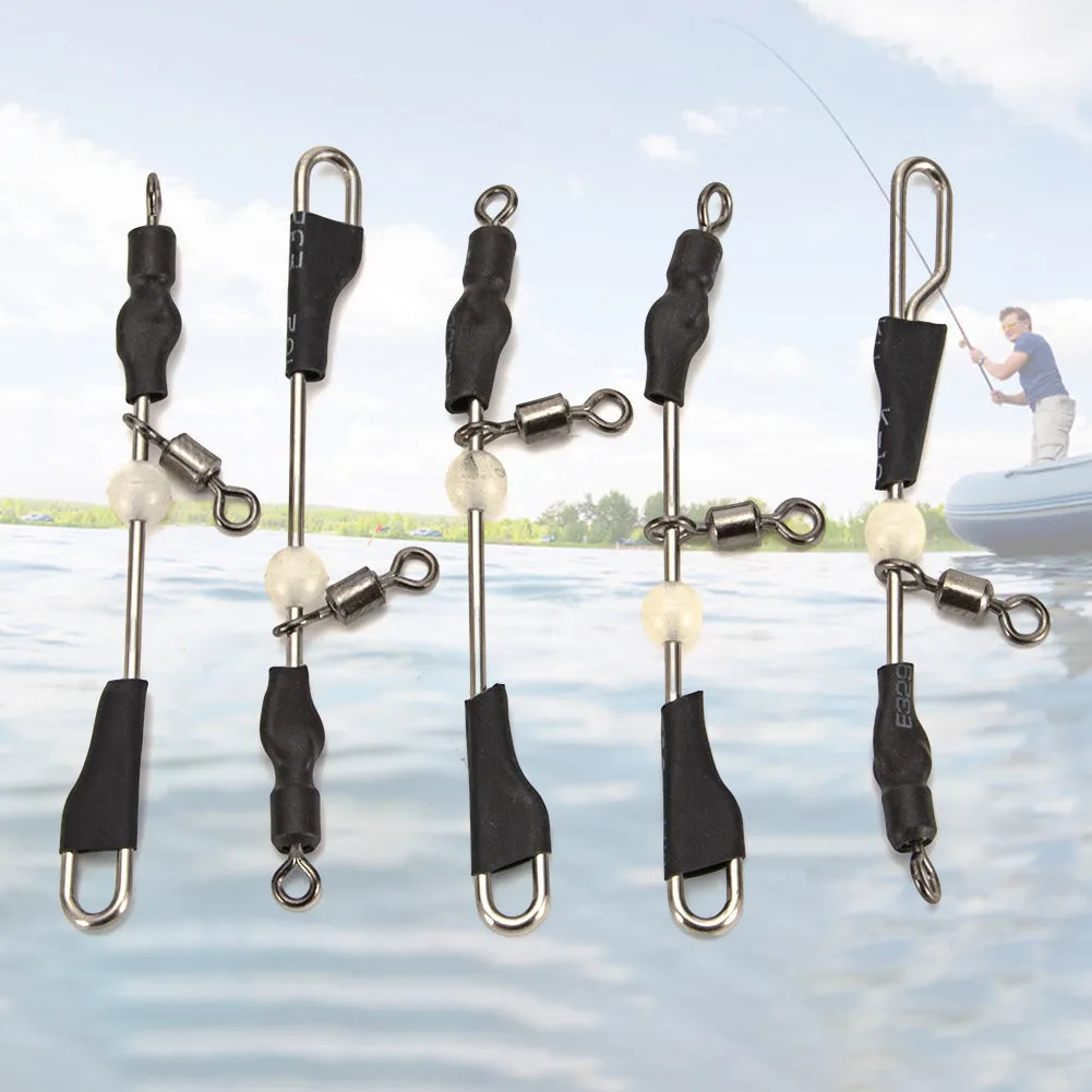 Ball Bearing Swivels Connector Swivel Fishing Quick Connect Lures Mini