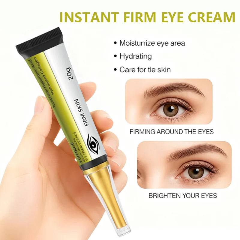 YUITIKUE Instant Firm Eye Cream – Hyaluronic Acid & Collagen Eye Cream Zpaxo