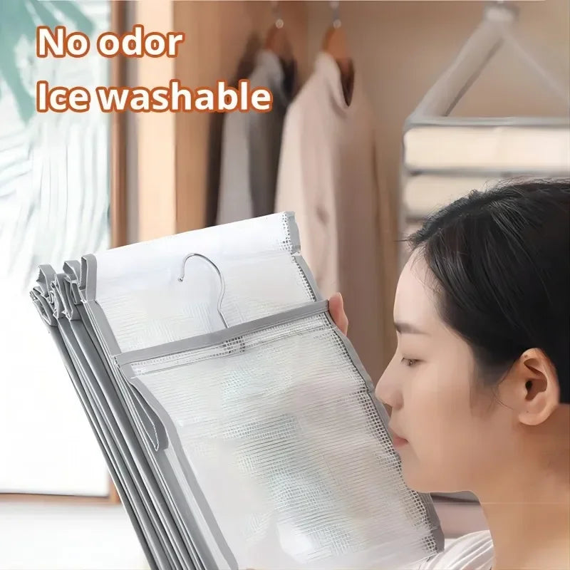 Hanging Closet Organizer Bag – Wardrobe Storage for Clothes Hanging Closet Organizer Zpaxo