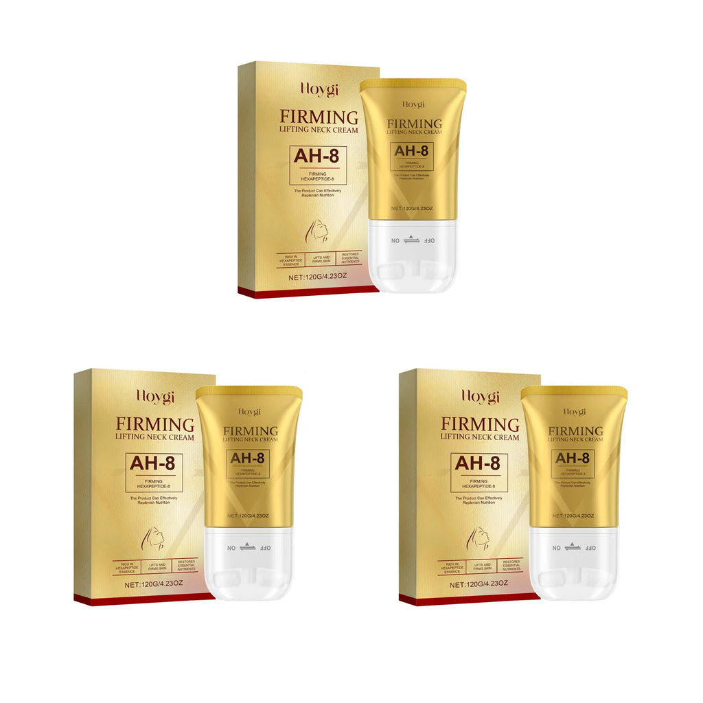 Hoygi AH-8 Neck Firming Roller Cream – Anti-Aging & Lifting Neck Firming Cream Zpaxo 3Pcs