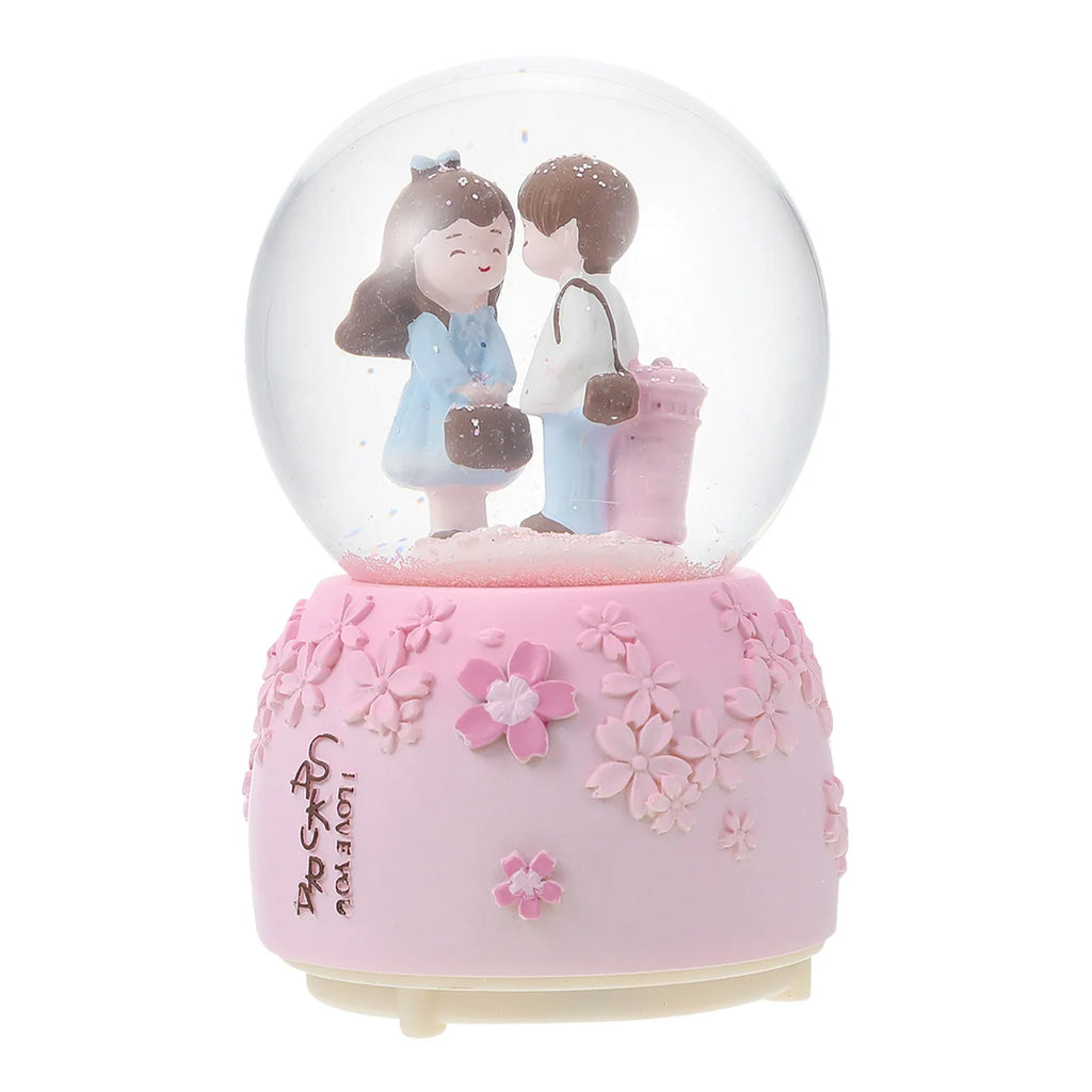 Valentine's Day Musical Crystal Ball Romantic Decorative Desktop