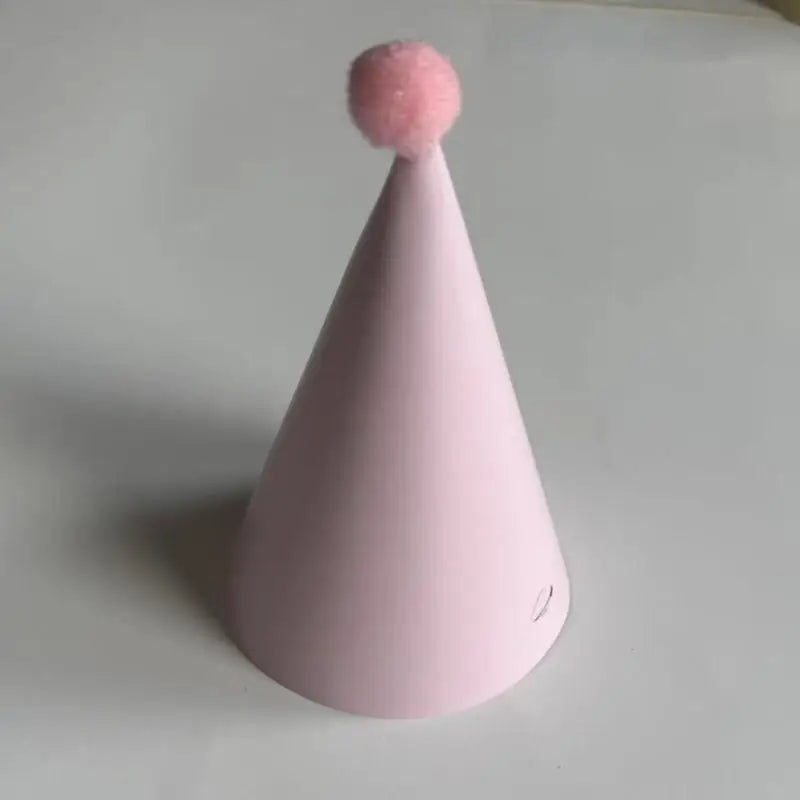 Assorted Pastel Color Paper Party Hat With Elegant Pompoms For Kids And Adults Zpaxo
