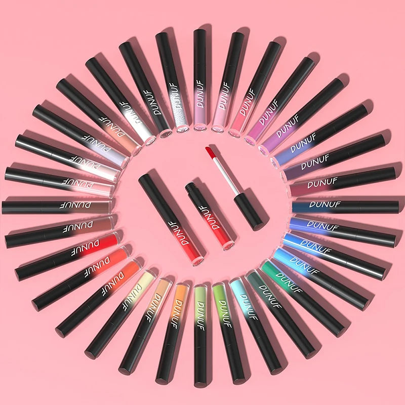 Matte Purple Liquid Lipstick Waterproof Easy To Color Lip Gloss Highly Pigmented Velvet Lip Glaze for Halloween Christmas Makeup Zpaxo