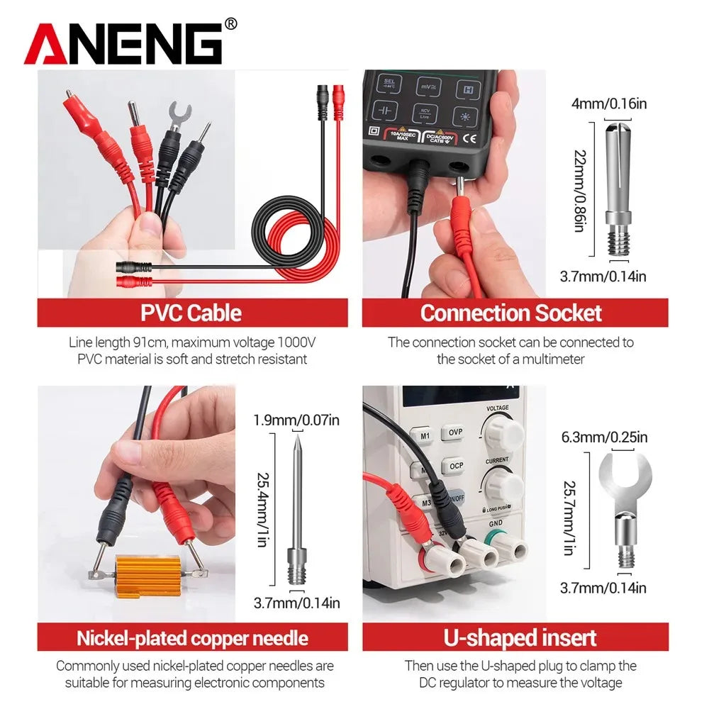 Digital Multimeter ANENG 621A Smart 9000 Counts AC DC Voltage Current