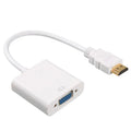 Speed HDTV VGA Adapter Male Female Converter HD Scaler Video Cable Zpaxo WHITE 0.25 m China Mainland