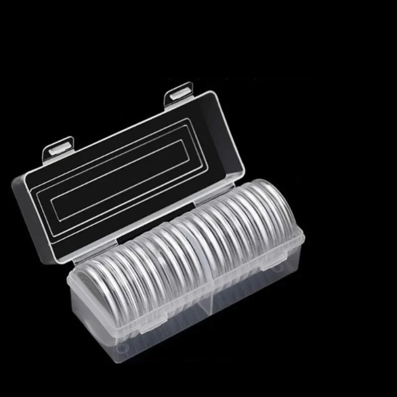 20-Piece Commemorative Coin Collection Box Protection Storage